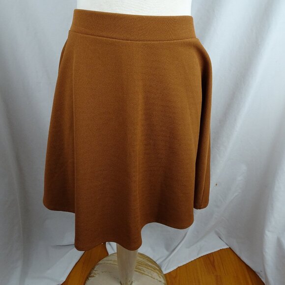 Forever 21 Plus Sizes Women Brown Skirt Size 1X - Picture 1 of 8